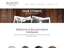 Tablet Screenshot of bunce-co.co.uk